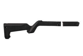 Magpul X-22 Backpacker Takedown Stock for Ruger 10/22 is made from black polymer
